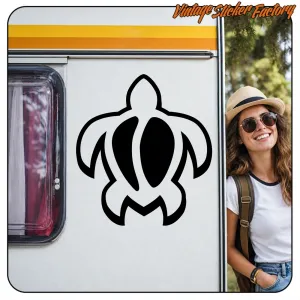 TRIBAL TURTLE -3 STICKER. BUY VINYL STICKERS.