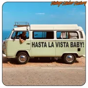 AUTOCOLLANT HASTA LA VISTA BABY. ACHETEZ DES AUTOCOLLANTS EN VINYLE.