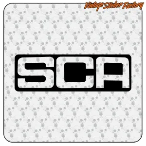 SCA STICKER. BUY VINYL STICKERS.