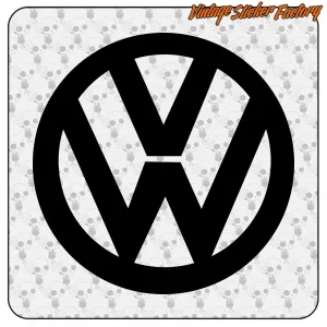 VW LOGO 1 AUFKLEBER. KAUFEN SIE VINYLAUFKLEBER.