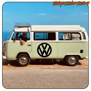 Pegatina VW LOGO. Comprar pegatinas para furgonetas camper