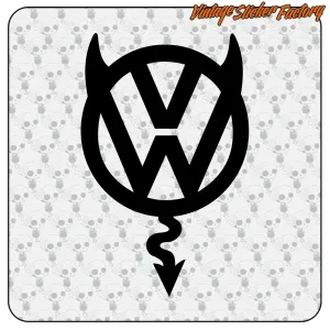 VW TEUFEL AUFKLEBER. KAUFEN SIE VINYLAUFKLEBER.