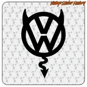 VW TEUFEL AUFKLEBER. KAUFEN SIE VINYLAUFKLEBER.