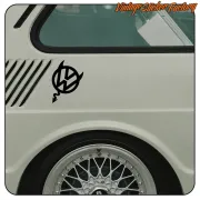 VW TEUFEL AUFKLEBER. KAUFEN SIE VINYLAUFKLEBER.