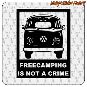 Pegatina FREECAMPING T2. Comprar pegatinas.