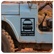 FREECAMPING T3 Sticker | Camper Vinyl