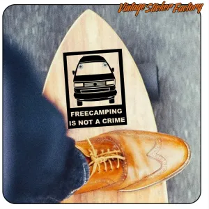 FREECAMPING T3 Sticker | Camper Vinyl