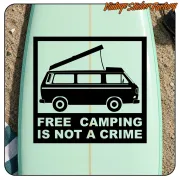 AUTOCOLLANT FREECAMPING T3 WESTFALIA. ACHETEZ DES AUTOCOLLANTS EN VINYLE.