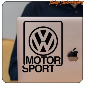 VW MOTOR SPORT STICKER. BUY VINYL STICKERS.