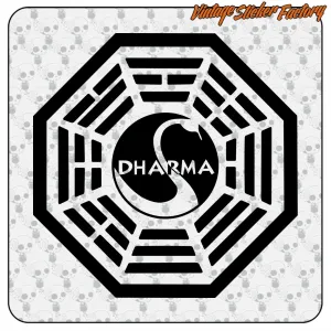 Pegatina DHARMA. Comprar pegatinas.
