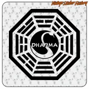 Pegatina DHARMA. Comprar pegatinas.