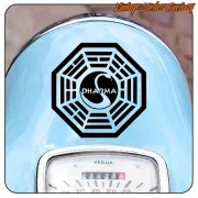 AUTOCOLLANT DHARMA. ACHETEZ DES AUTOCOLLANTS EN VINYLE.