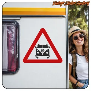 Autocollant Precaución T1 pour van aménagé
