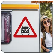 Precaución T1 Sticker for Camper Van