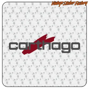CARTHAGO LOGO STICKER. BUY VINYL STICKERS.