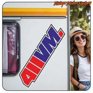 411VM Skateboard Vinyl Sticker | Vintage Sticker Factory