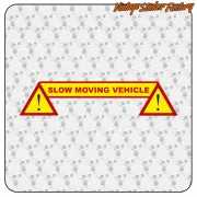 AUTOCOLLANT VÉHICULE EN MOUVEMENT LENT. ACHETEZ DES AUTOCOLLANTS EN VINYLE.