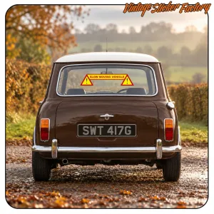 SLOW MOVING VEHICLE STICKER. BUY VINYL STICKERS.
