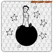 LITTLE PRINCE -2 STICKER. BUY VINYL STICKERS.