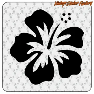 AUTOCOLLANT HAWAIIAN FLOWER HIBISCUS -3. ACHETEZ DES AUTOCOLLANTS EN VINYLE.