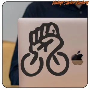 FAHRRADKRAFT AUFKLEBER. KAUFEN SIE VINYLAUFKLEBER.