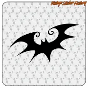TIM BURTON FLEDERMAUS AUFKLEBER. KAUFEN SIE VINYLAUFKLEBER.