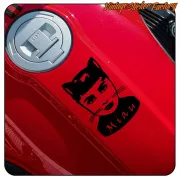 AUDREY GATA STICKER. BUY VINYL STICKERS.