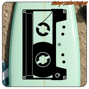 AUTOCOLLANT CASSETTE. ACHETEZ DES AUTOCOLLANTS EN VINYLE.
