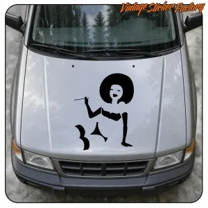 AFRO STICKER. BUY VINYL STICKERS.