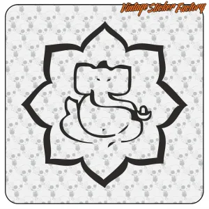 GANESHA -2 AUFKLEBER. KAUFEN SIE VINYLAUFKLEBER.