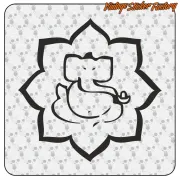 GANESHA -2 AUFKLEBER. KAUFEN SIE VINYLAUFKLEBER.