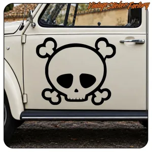 SKULL 6 STICKER. BUY VINYL STICKERS.