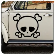 SKULL 6 STICKER. BUY VINYL STICKERS.