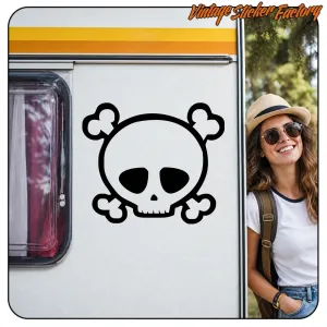 SKULL 6 STICKER. BUY VINYL STICKERS.