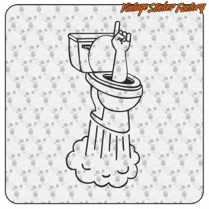 WC POWER STICKER. BUY VINYL STICKERS.