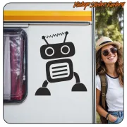 AUTOCOLLANT ROBOT. ACHETEZ DES AUTOCOLLANTS EN VINYLE.