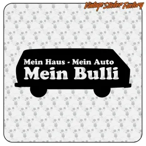 Pegatina MEIN BULLI. Comprar pegatinas.