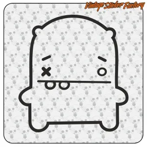 Autocollant Monstre Pupa | Vintage Sticker Factory