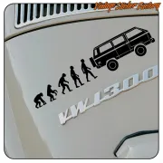 EVOLUTION T3 SYNCRO AUFKLEBER. KAUFEN SIE VINYLAUFKLEBER.
