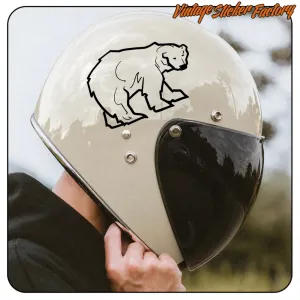 Polar bear sticker | Decorative vinyl