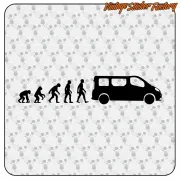 EVOLUTION RENAULT -VERKEHR AUFKLEBER. KAUFEN SIE VINYLAUFKLEBER.