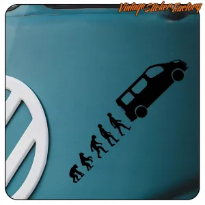 Pegatina EVOLUCION RENAULT TRAFIC. Comprar pegatinas.