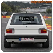EATING, SLEEPING, VOLKSWAGEN STICKER. BUY VINYL STICKERS.