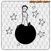 AUTOCOLLANT PETIT PRINCE -1. ACHETEZ DES AUTOCOLLANTS EN VINYLE.