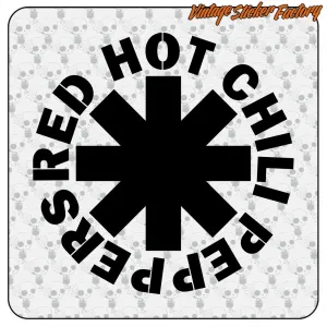 RED HOT CHILI AUFKLEBER. KAUFEN SIE VINYLAUFKLEBER.