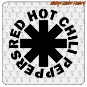 RED HOT CHILI AUFKLEBER. KAUFEN SIE VINYLAUFKLEBER.