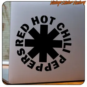 RED HOT CHILI AUFKLEBER. KAUFEN SIE VINYLAUFKLEBER.