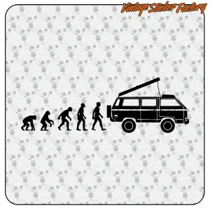EVOLUTION SYNCRO WESTFALIA AUFKLEBER. KAUFEN SIE VINYLAUFKLEBER.