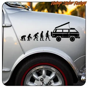 AUTOCOLLANT EVOLUTION SYNCRO WESTFALIA. ACHETEZ DES AUTOCOLLANTS EN VINYLE.