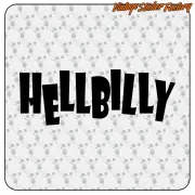 Pegatina HELLBILLY de vinilo troquelado